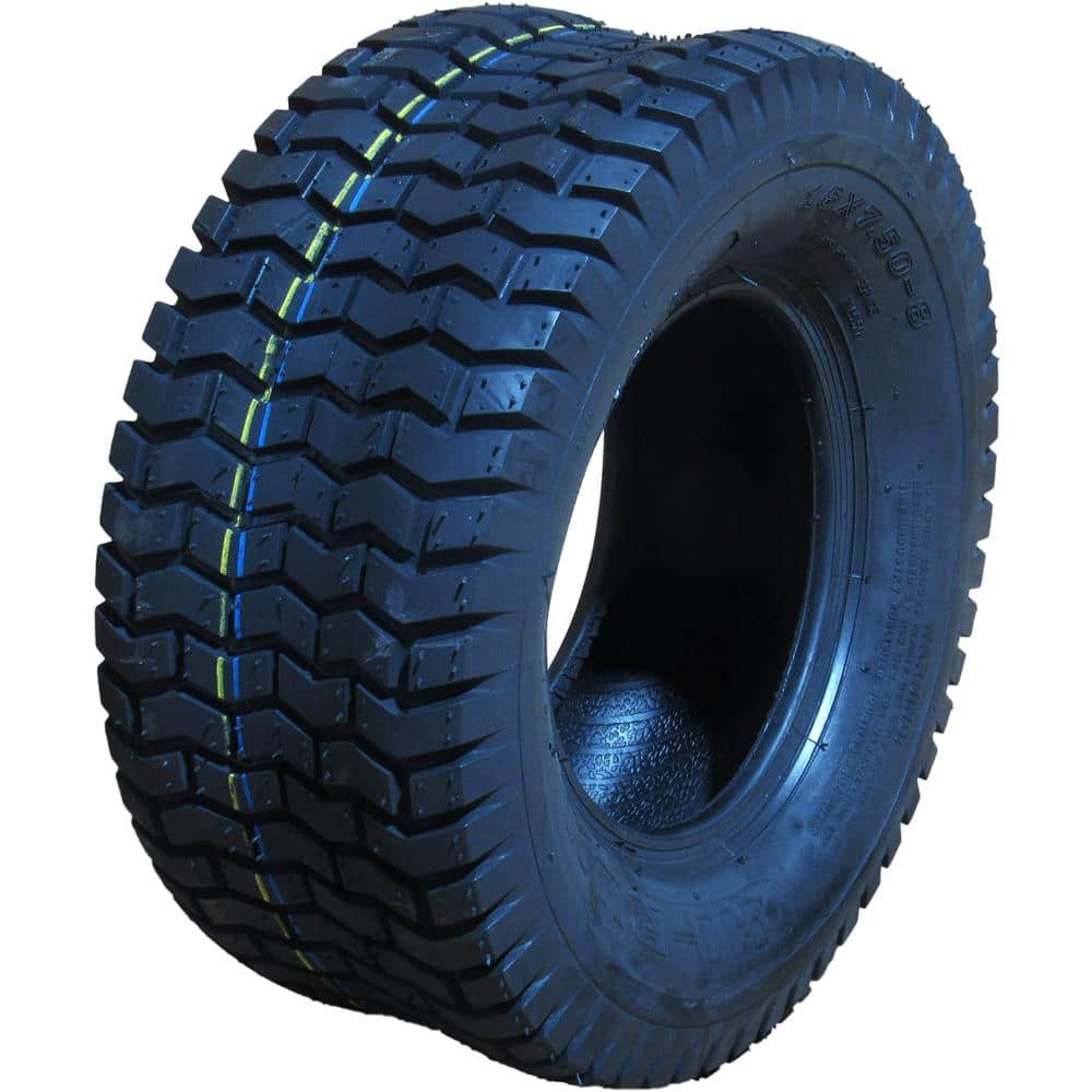 16 in. x 7.50 in.-8 2PR SU12 Turf II Lawn/Garden Tire - Hercitys