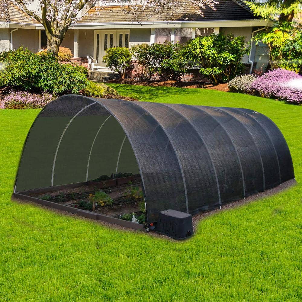 10 ft. x 16 ft. Black 80% Greenhouse Sunblock Shade Cloth - Hercitys