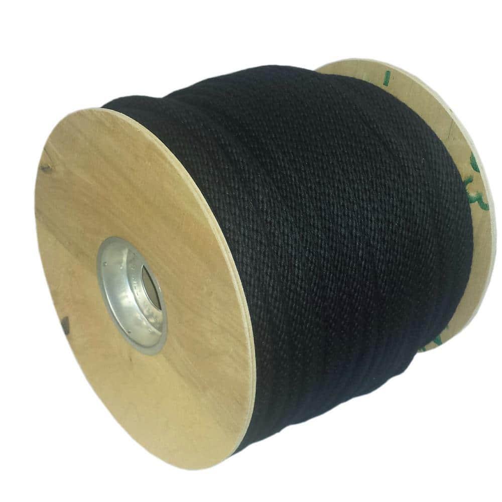 #10 in 5/16 in. Black Sash Cord Theater Cord 600 ft. - Hercitys