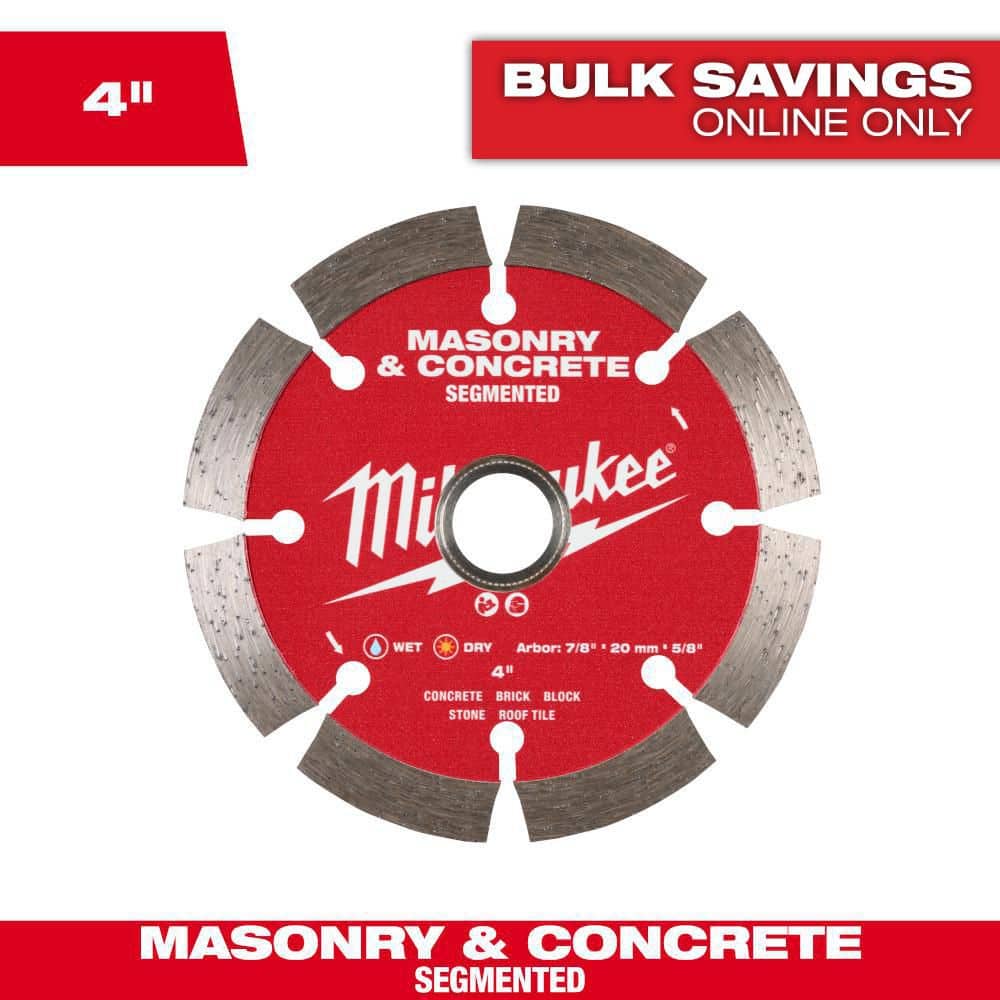 4 in. Segmented Masonry & Concrete Diamond Blade - Hercitys