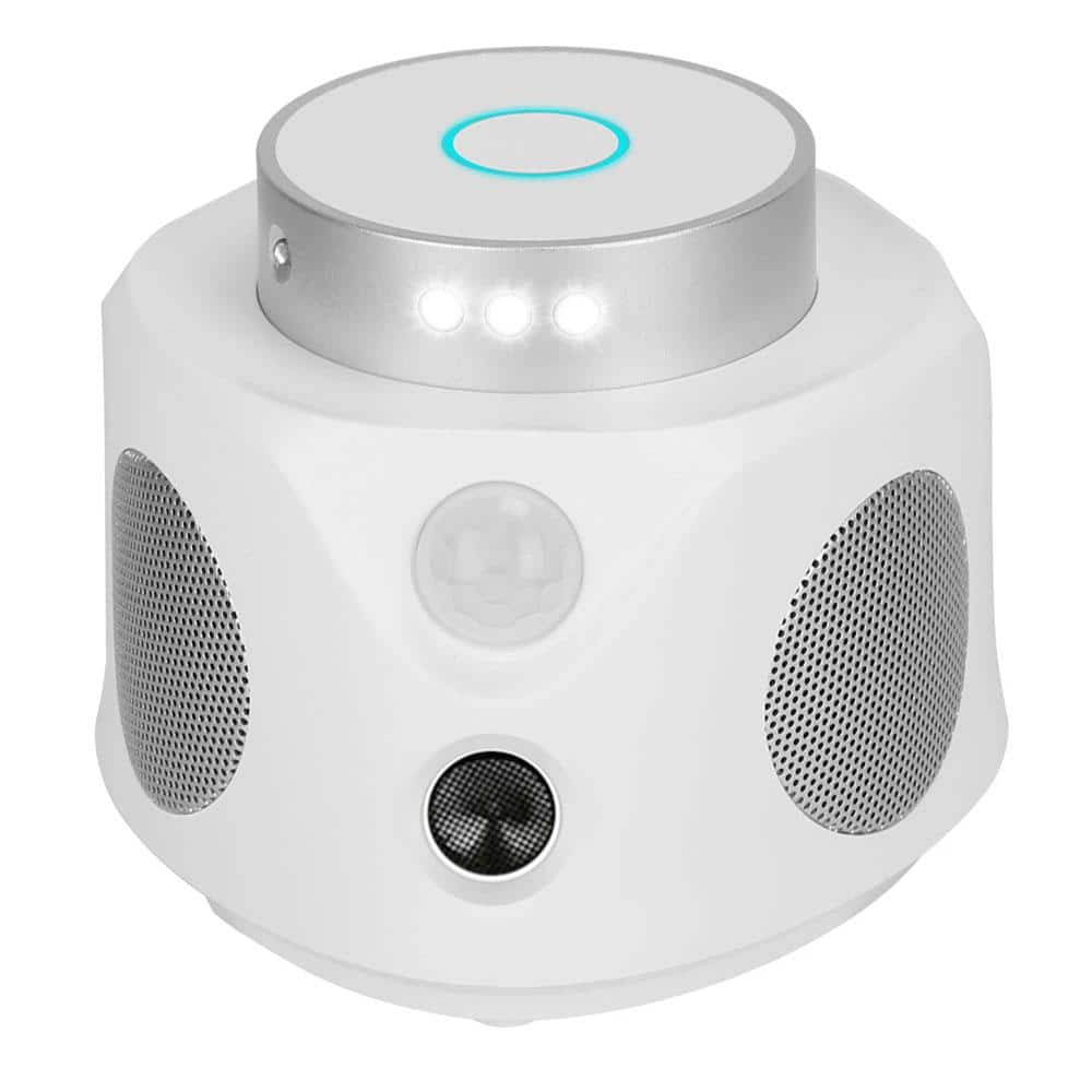 360° Ultrasonic Mice Electronic Repellent Indoor for Rodent Repeller Mice Rat Squirrel, White - Hercitys