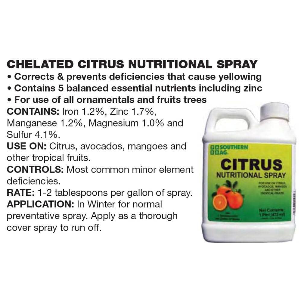1 pint Citrus Plant Nutritional Spray - Hercitys