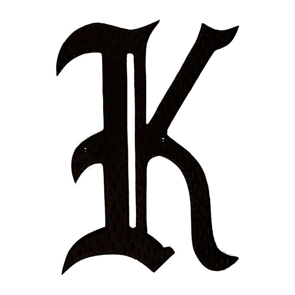 16 in. Home Accent Monogram K - Hercitys