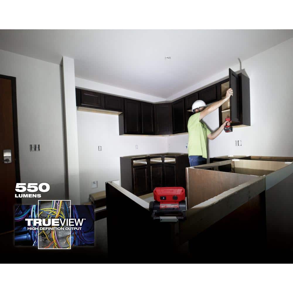 550 Lumens LED REDLITHIUM USB Pivoting Flood Light (2-Pack) - Hercitys