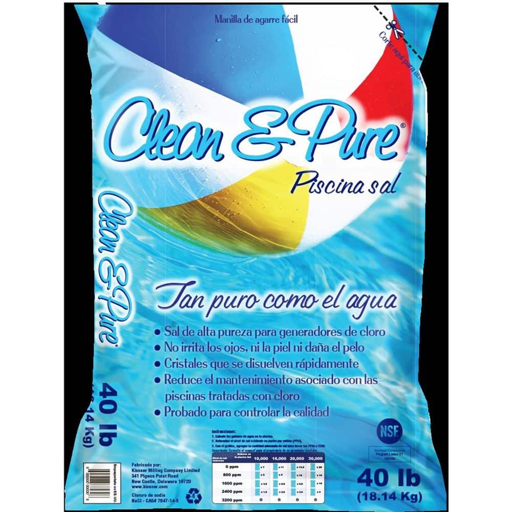 40 lb. Clean and Pure Pool Salt - Hercitys