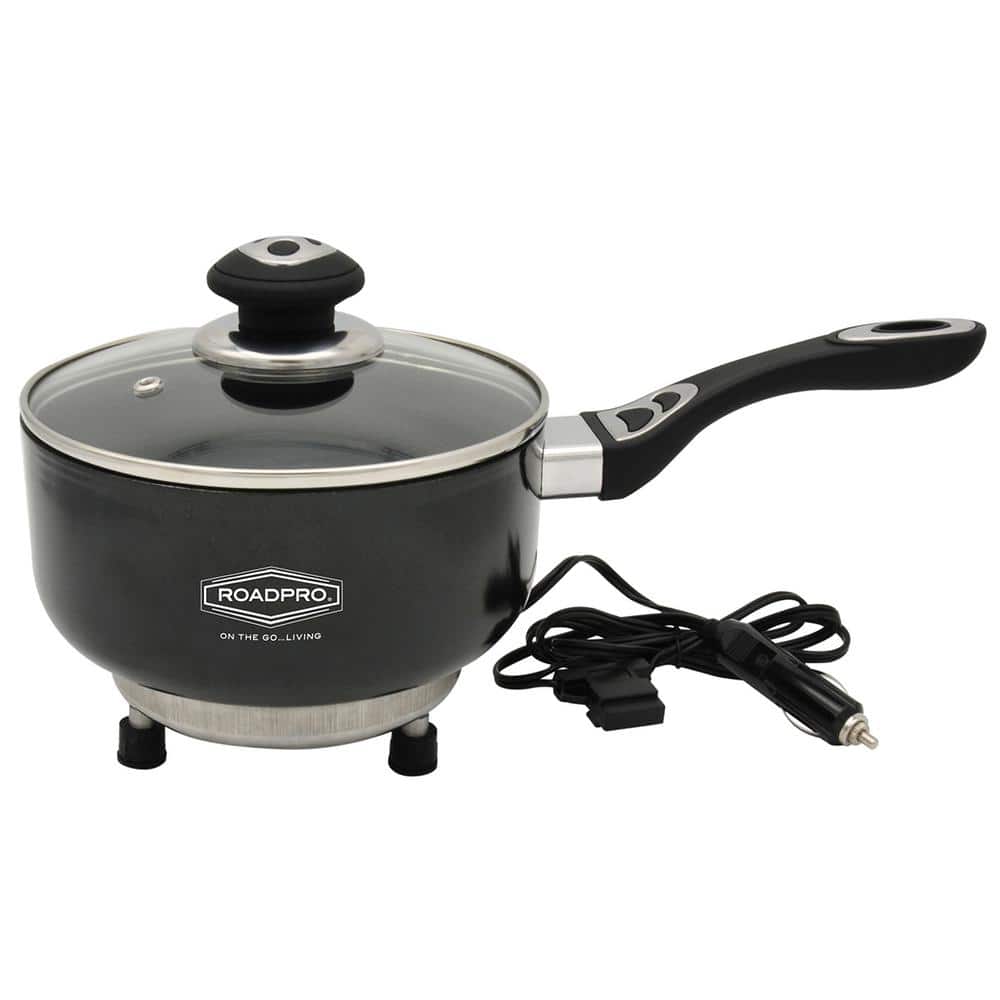 12-Volt Portable Saucepan with Non-Stick Surface - Hercitys