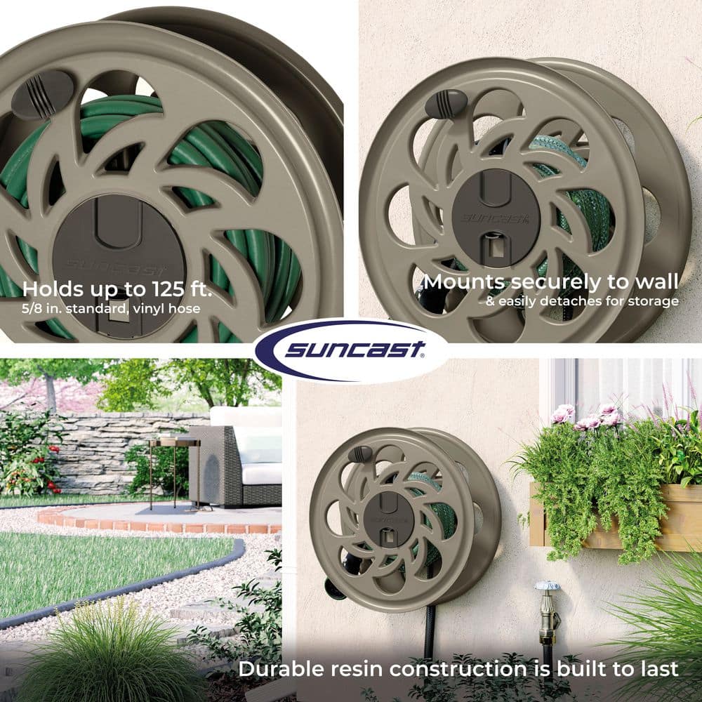 125 ft. Side Tracker Wall Mount Hose Reel - Hercitys