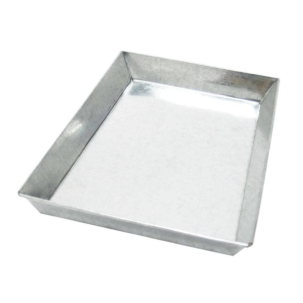 17 in. L Steel Ash Pan for 18 in. Grate, Grey - Hercitys
