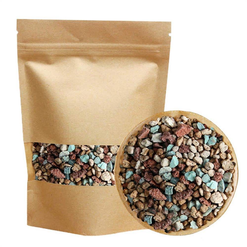 0.1 cu. ft. Multi-Colored 2.2 lbs. 0.3 in.-0.39 in. Size Extra Small Lava Rock - Hercitys