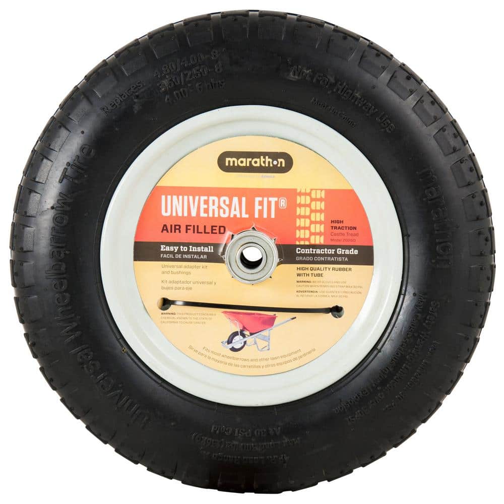 14.5 in. Pneumatic Universal Wheelbarrow Wheels - Hercitys
