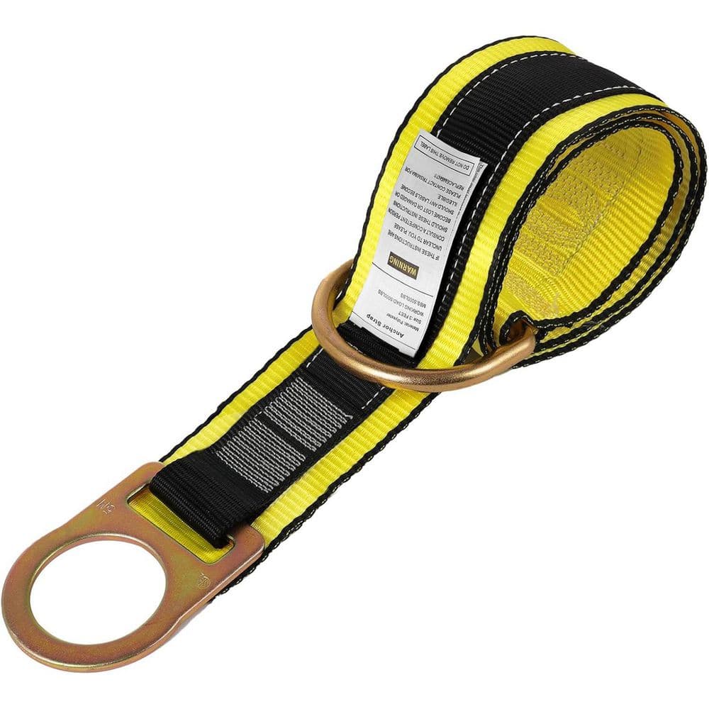 3 f.t 4 ft. 6 ft. Safety Strap Fall Protection Cross Arm Anchor Lanyard D Ring for Harness OSHA Compliant - Hercitys