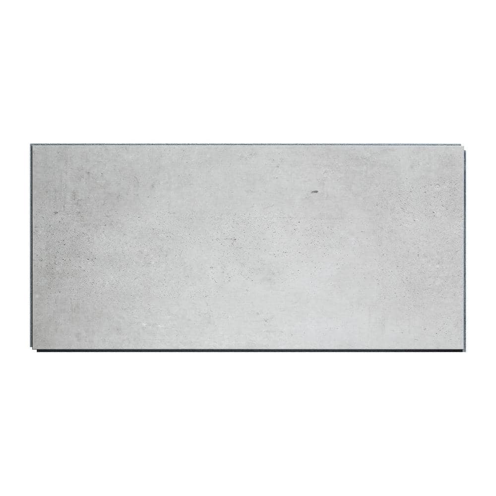 23.23 in. L x 11.1 in. W Frost Nickel No Grout Vinyl Wall Tile (17.9 sq. ft./case) - Hercitys