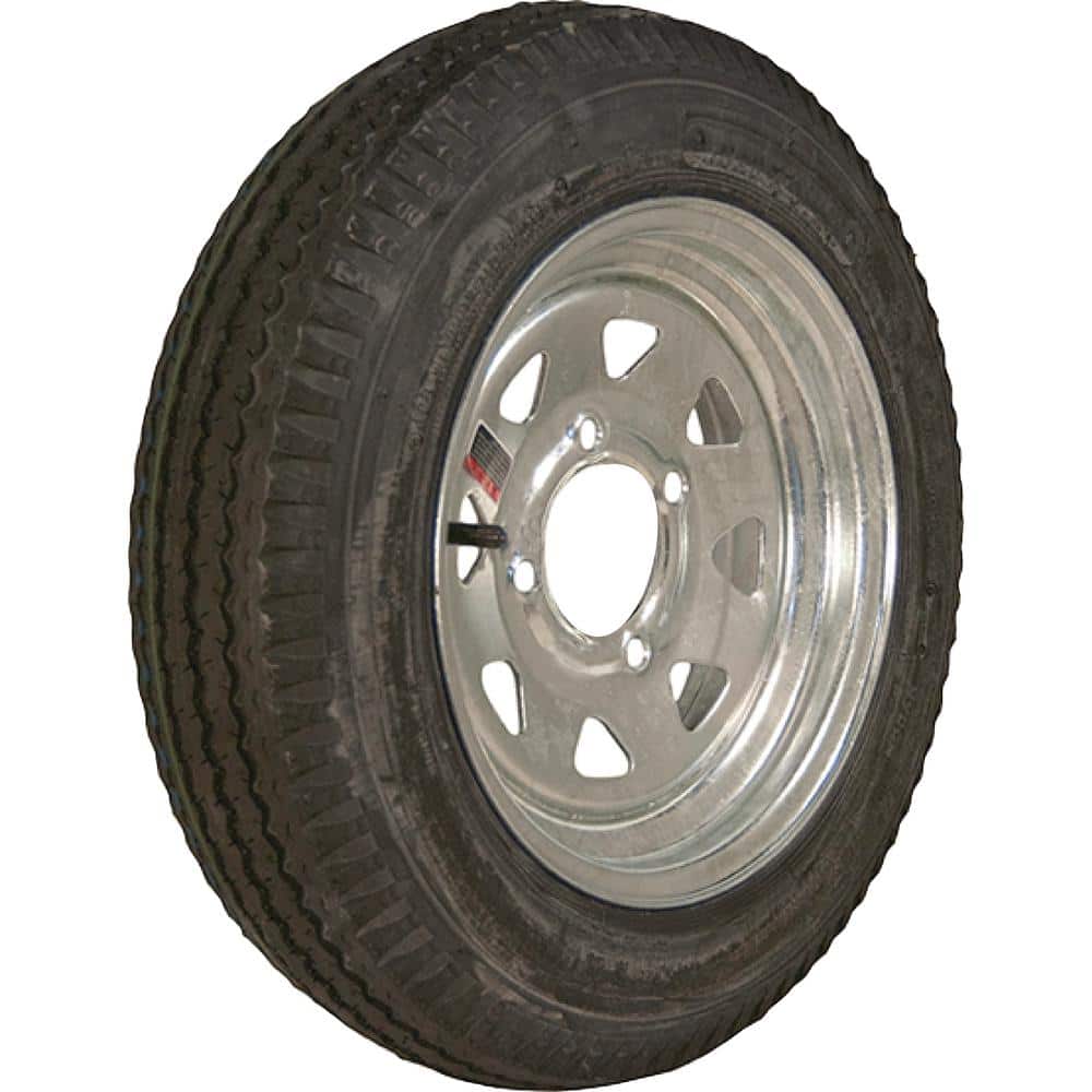 530-12 K353 BIAS 840 lb. Load Capacity Galvanized 12 in. Bias Tire and Wheel Assembly - Hercitys