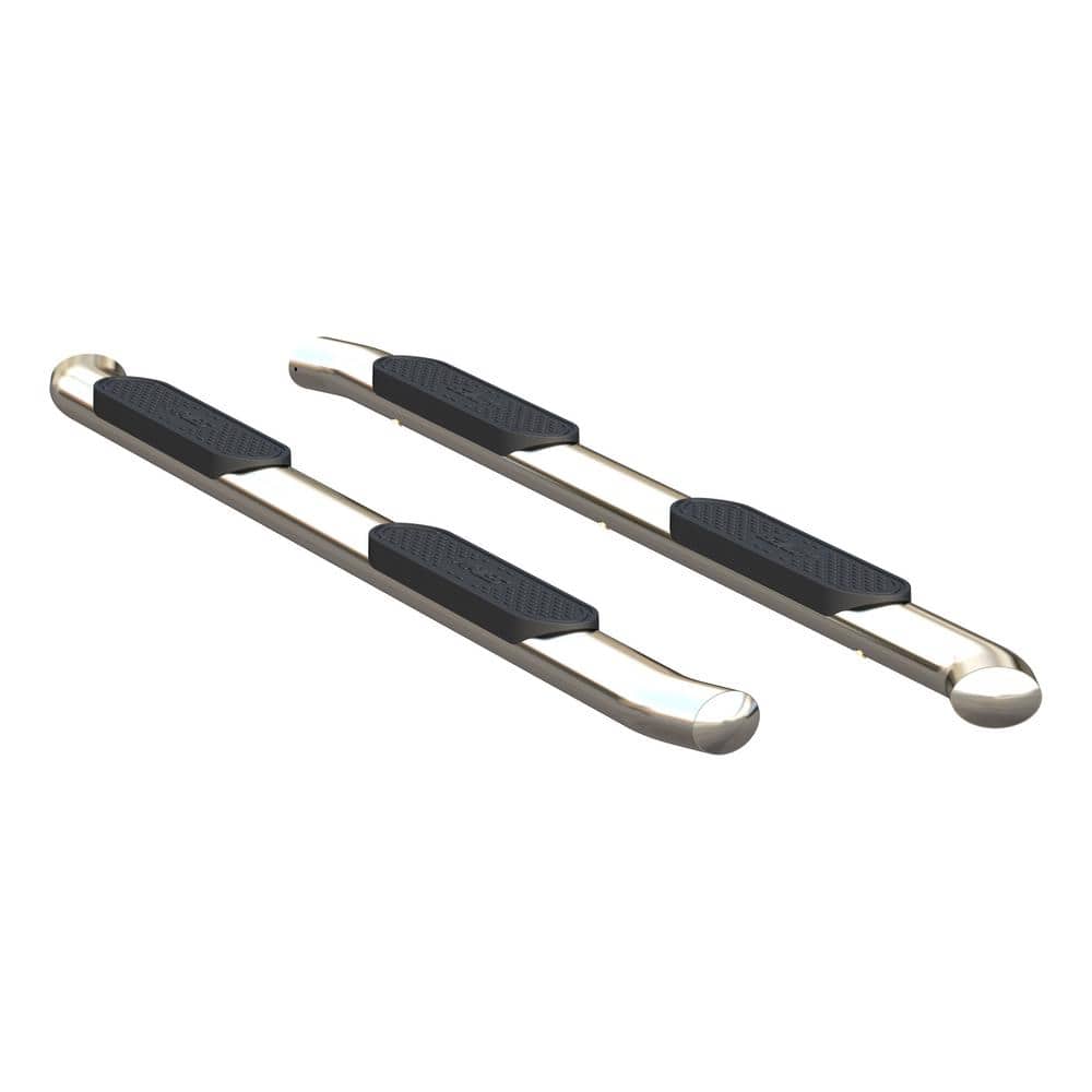 4-Inch Oval Polished Stainless Steel Nerf Bars, Select Ram 1500 - Hercitys