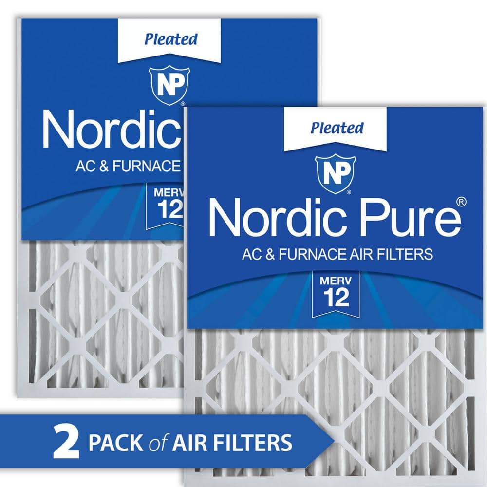 20 in. x 20 in. x 4 in. Allergen Pleated MERV 12-Air Filter (2-Pack) - Hercitys