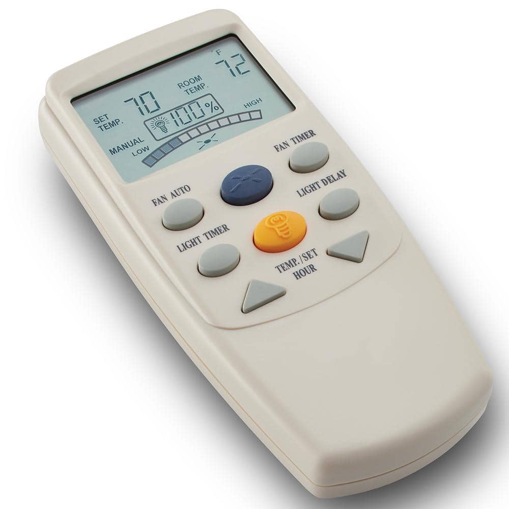 3-Speed Universal Ceiling Fan Thermostatic Remote Control with LCD Display - Hercitys