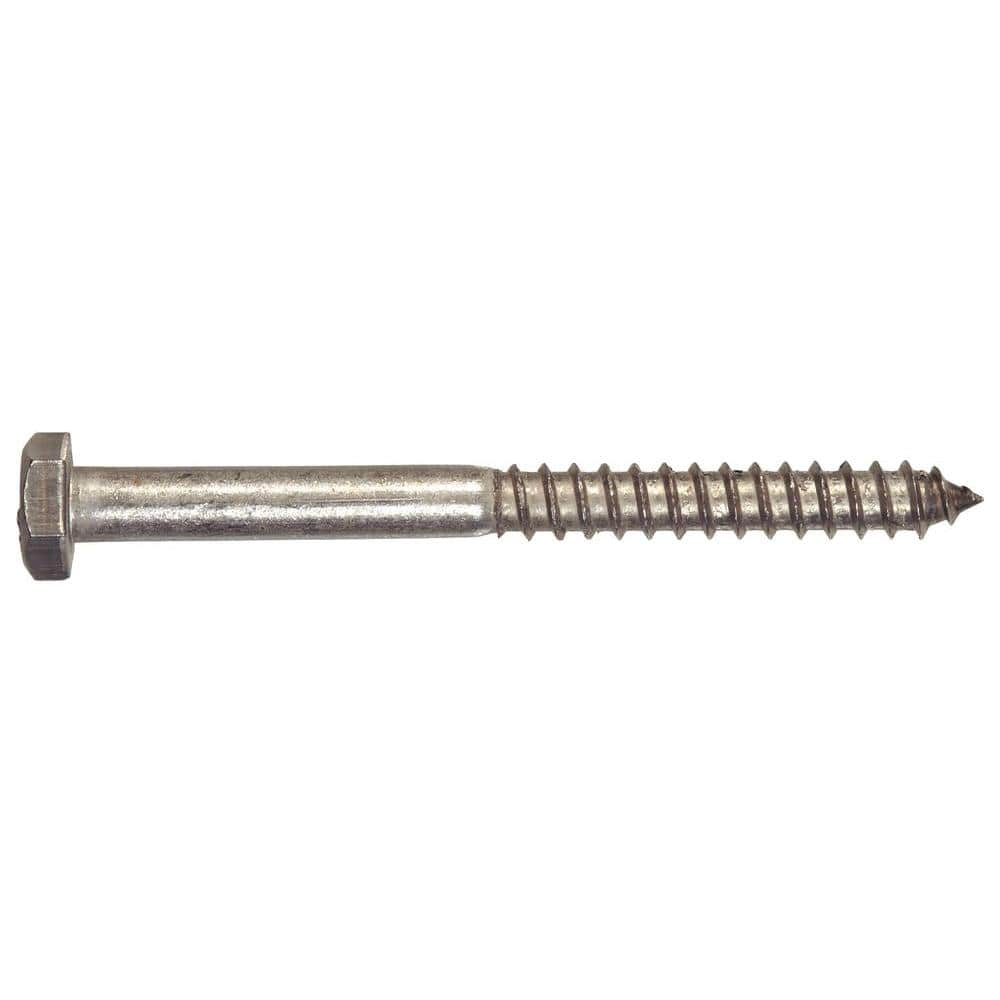 3/8 in. x 1-1/2 in. External Hex Hex-Head Lag Screws (5-Pack) - Hercitys