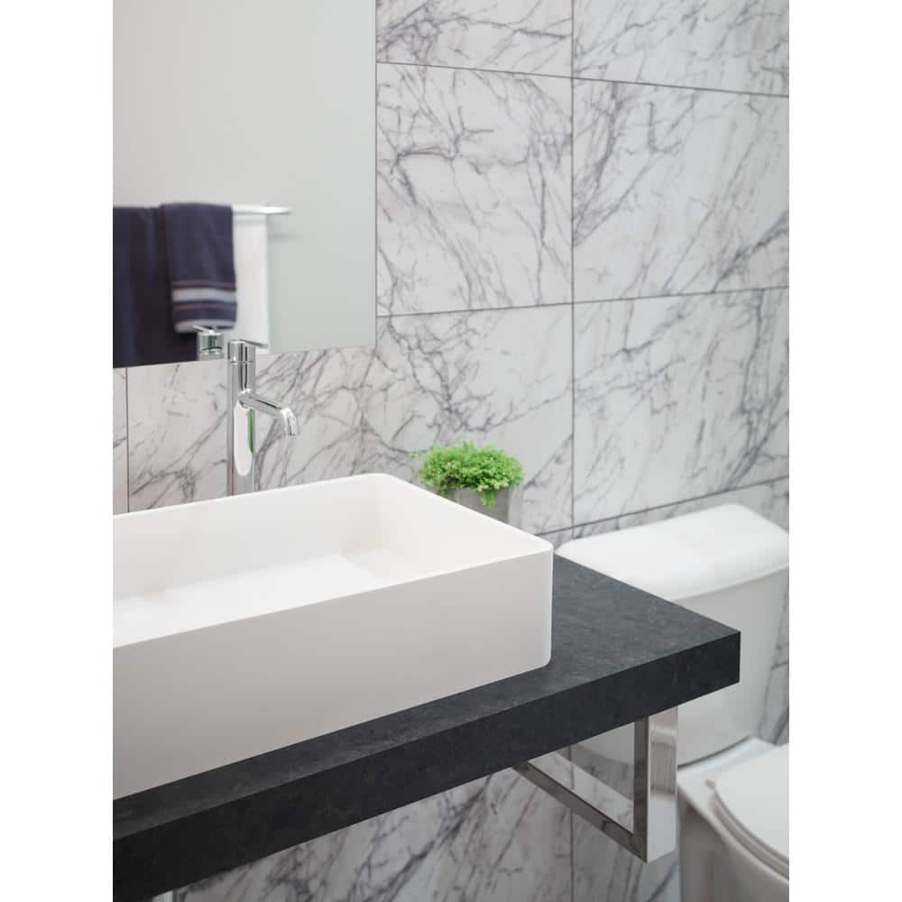 5 ft. x 12 ft. Laminate Sheet in Black Shalestone with Matte Finish - Hercitys