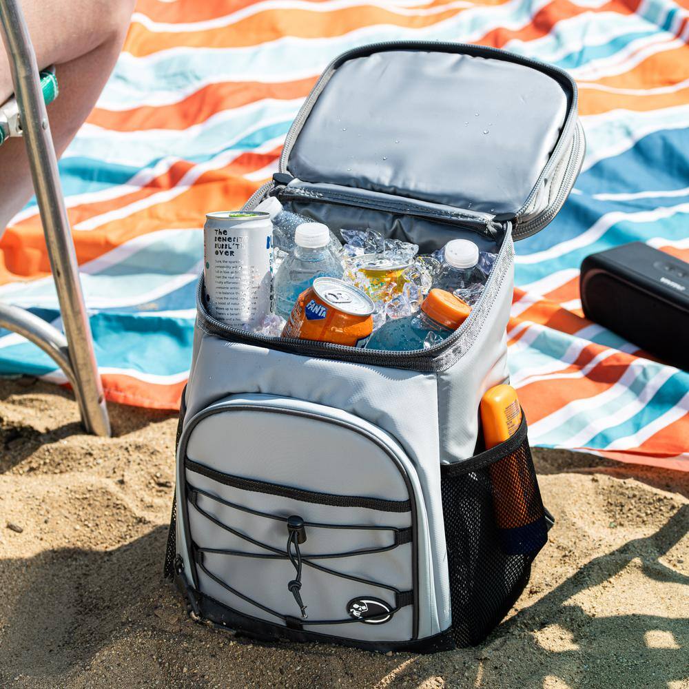 11 in. 16-Can Weather Resistant Backpack Cooler Bag - Hercitys