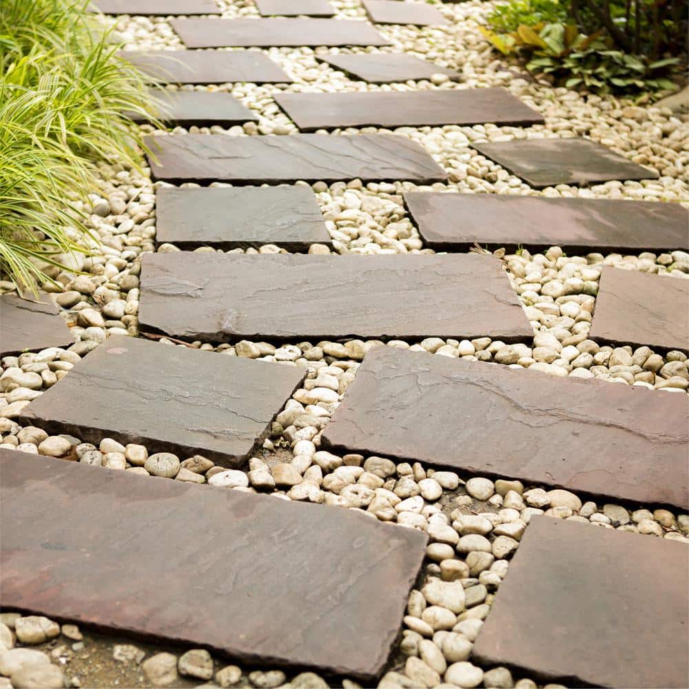 .25 cu. ft. 1/2 in. to 1 in. Buff Mexican Beach Pebbles Smooth Round Rock for Gardens, Landscapes and Ponds - Hercitys