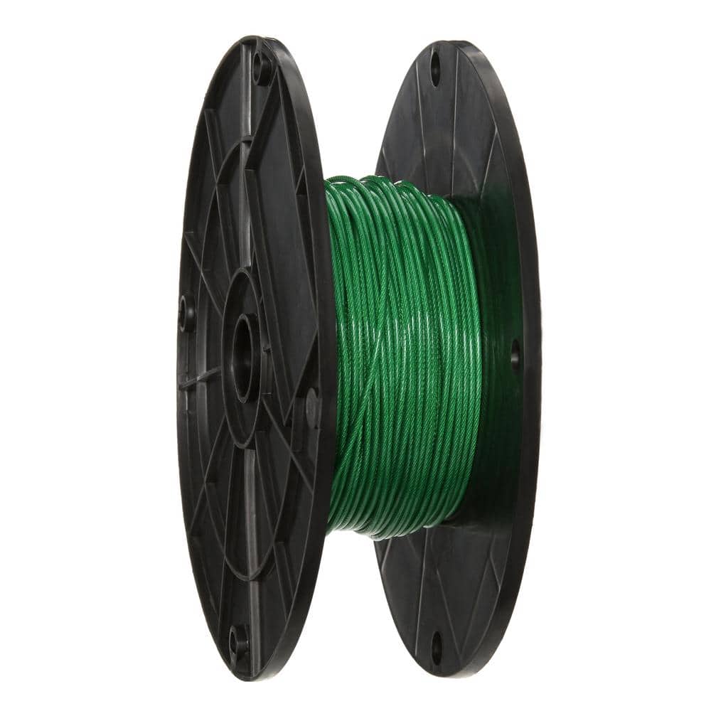 1/16 in. x 250 ft. Galvanized Vinyl Coated Steel Wire Rope - Hercitys
