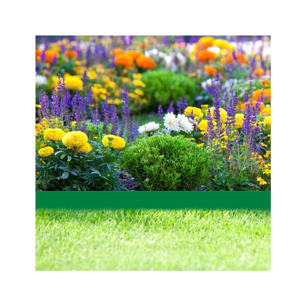 42 in. H x 5 in. W Green 2-Pack Heavy Duty Corten Metal Landscape Edging - Hercitys