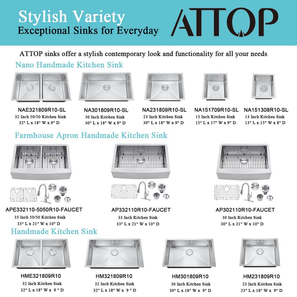 18- Gauge Stainless Steel 30 in. Single Bowl Undermount Kitchen Sink with Bottom Grid - Hercitys