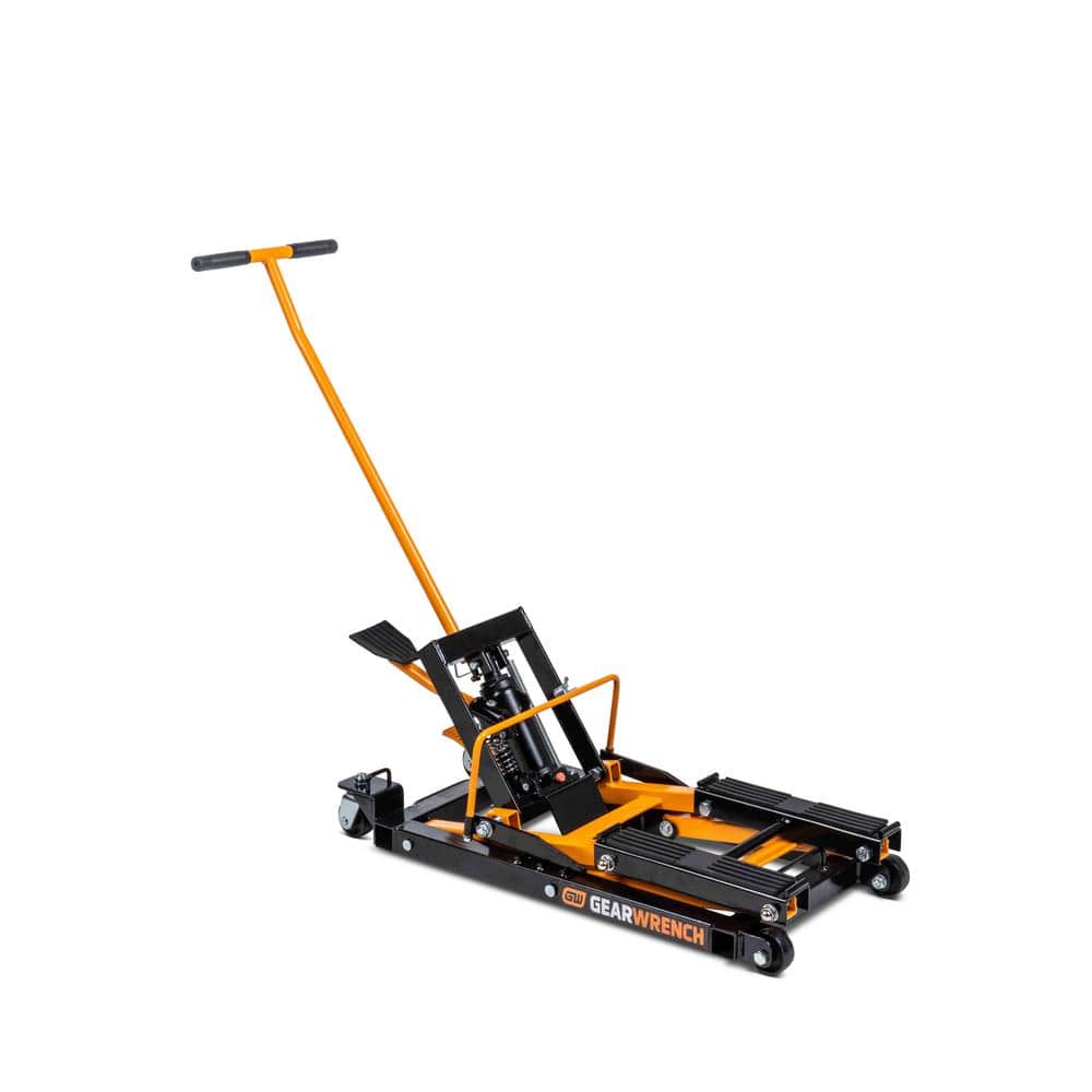 1500 lbs. ATV/Motorcycle Floor Jack with Foot Pedal Lift - Hercitys