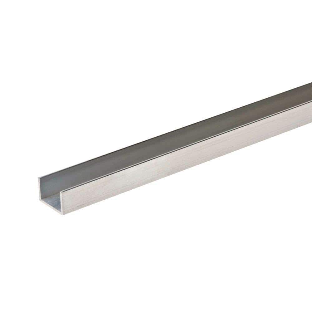 3/8 in. Wide (Inside) x 8 ft. Aluminum Trim Channel - Hercitys