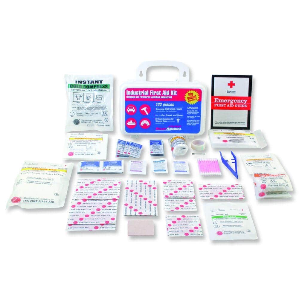122-Piece Industrial First Aid Kit - Hercitys
