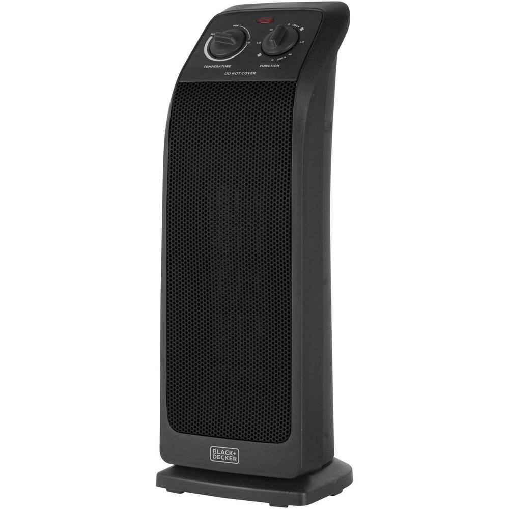 1,500-Watt Electric Ceramic Tower Space Heater - Hercitys