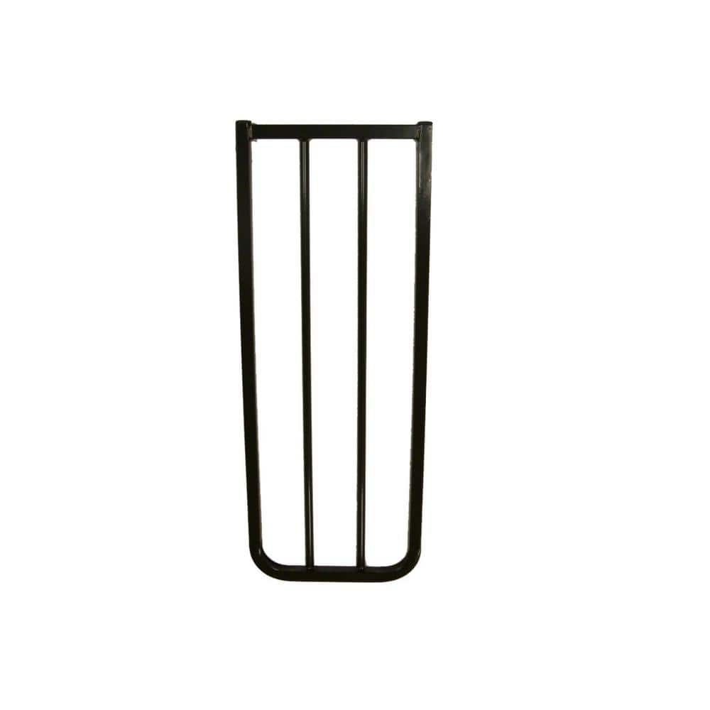 30 in. H x 10.5 in. W x 2 in. D Extension for Stairway Special or Auto Lock Gate Black - Hercitys