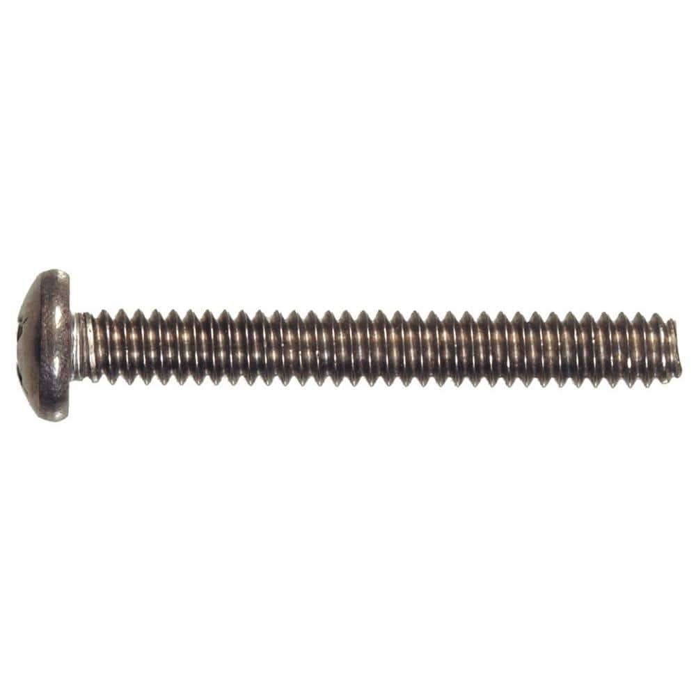18-8 Stainless Steel Pan Head Phillips Machine Screw #10-24 x 1 in. - Hercitys