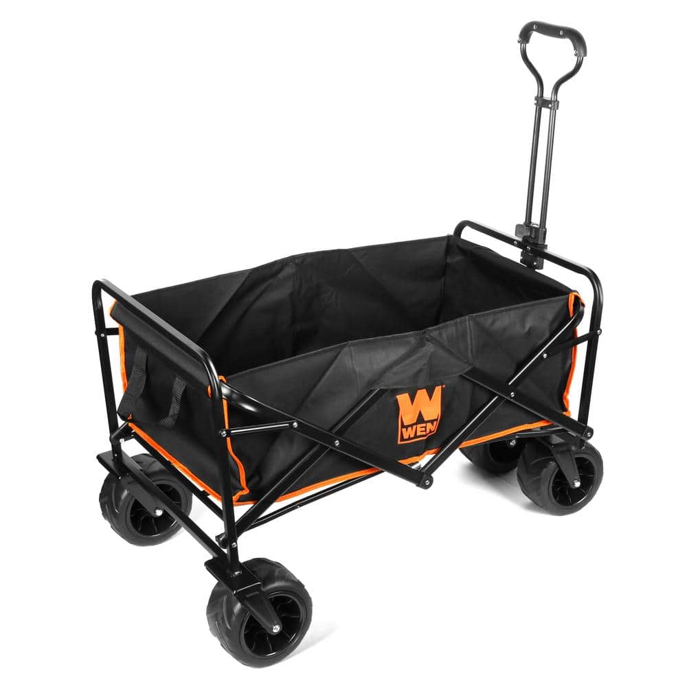 3.125 cu. ft. Folding 600D PVC Fabric Wagon and Utility Garden Cart - Hercitys