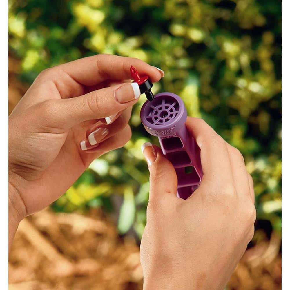 1 GPH Pressure Compensating Spot Watering Drippers/Emitters (75-Pack) - Hercitys