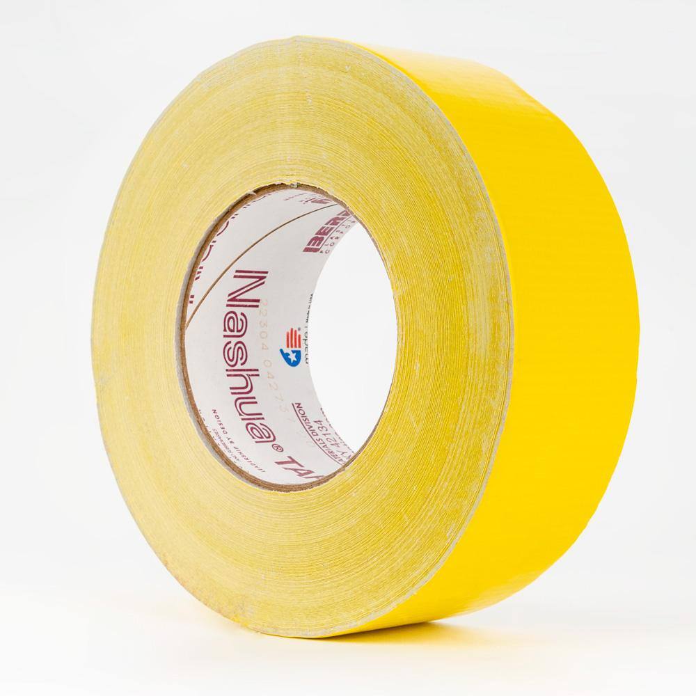 1.89 in. x 60.1 yds. 398 All-Weather Yellow HVAC Duct Tape - Hercitys