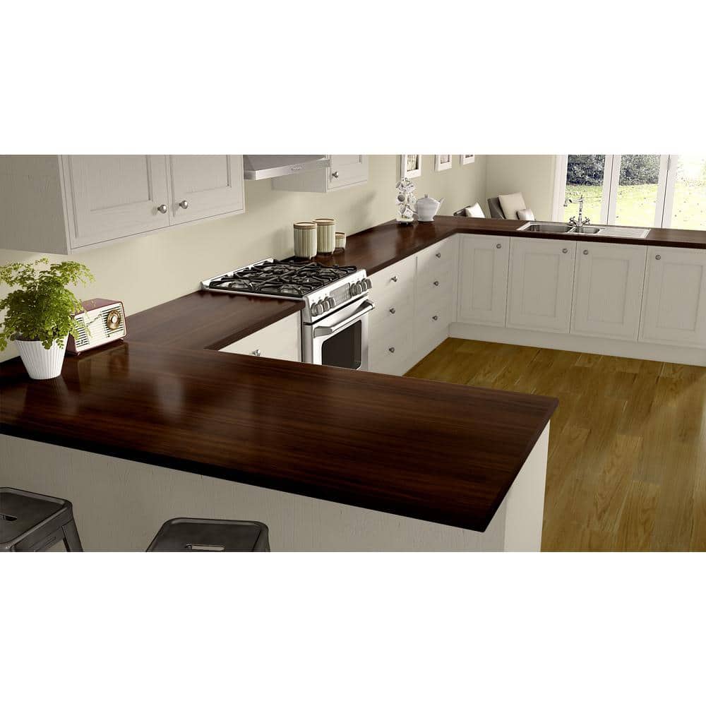 5 ft. x 12 ft. Laminate Sheet in Columbian Walnut with Premium Textured Gloss Finish - Hercitys
