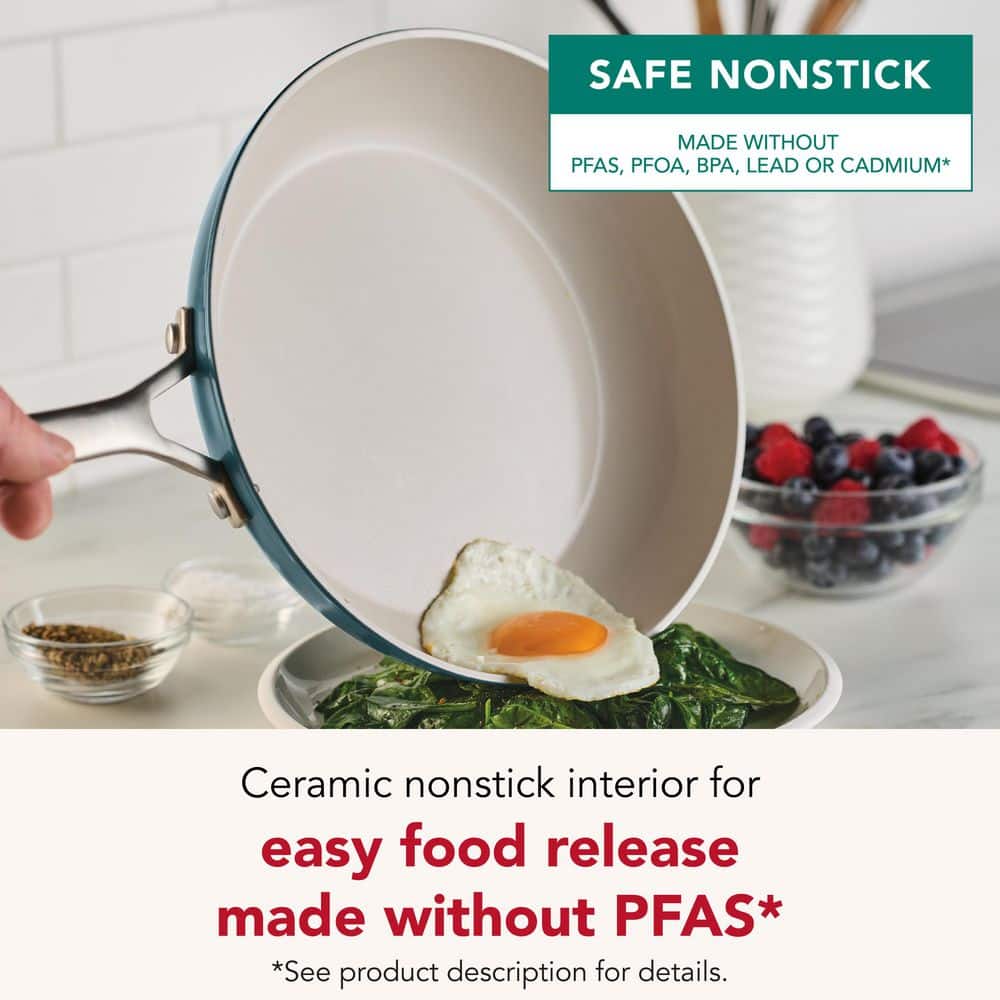 10 in. Hard-Anodized Aluminum Ceramic Nonstick Induction Skillet - Hercitys