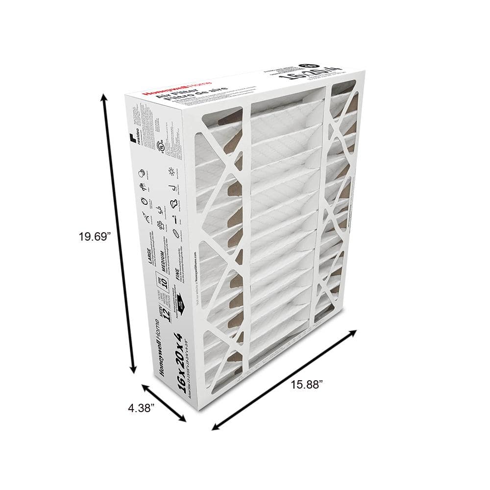 16 x 20 x 4 Pleated Furnace Air Filter FPR 10, MERV 12 - Hercitys