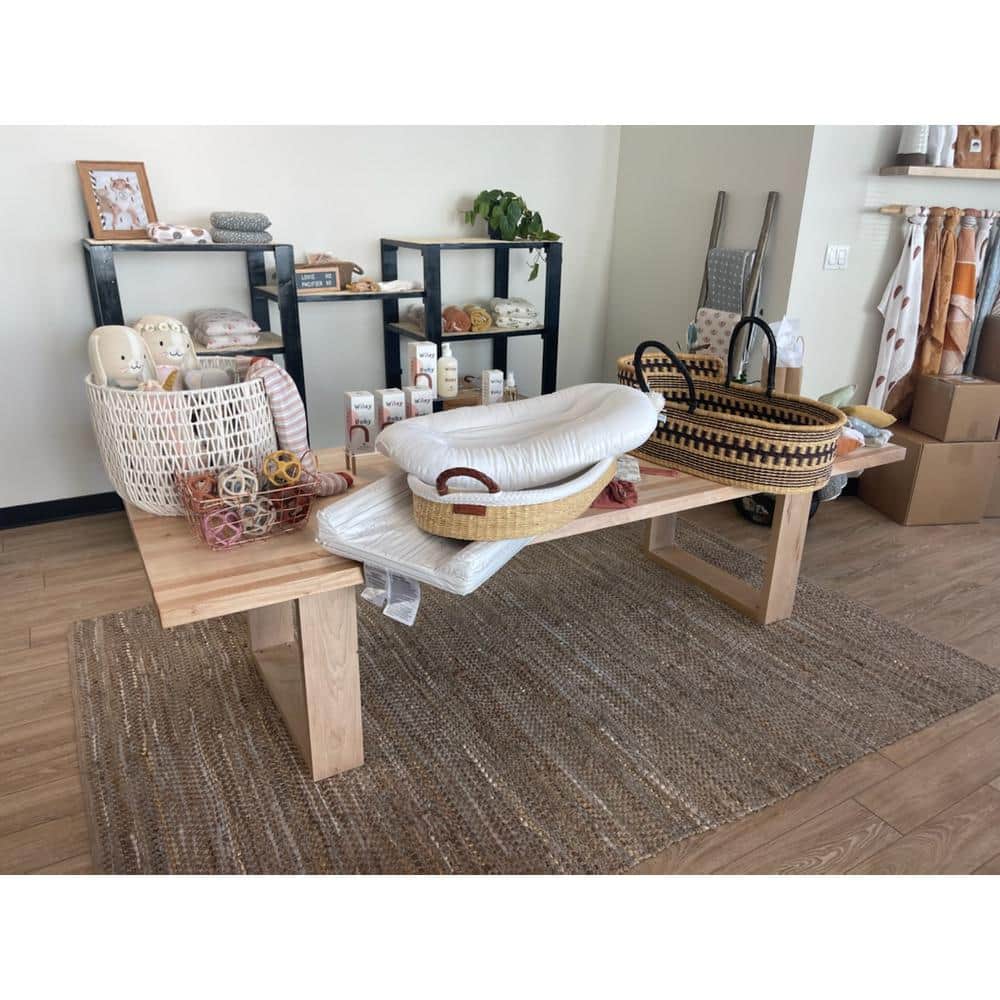 1.5 ft. L x 25 in. D x 1.5 in. T Finished Maple Solid Wood Butcher Block Countertop With Square Edge - Hercitys