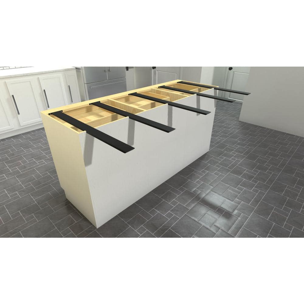 30 in. Hidden Island Support Bracket - Hercitys