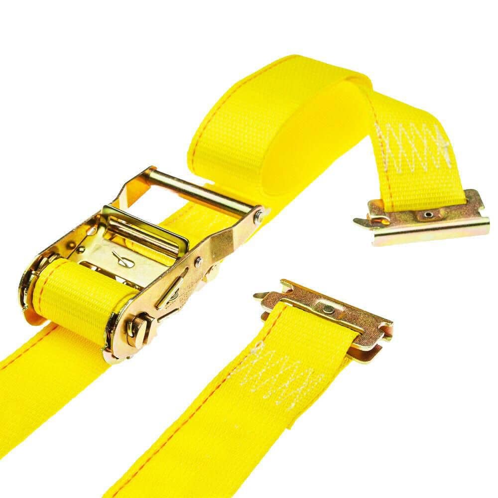2 in. x 12 ft. Logistic Ratchet Tie Down E-Fitting - Hercitys