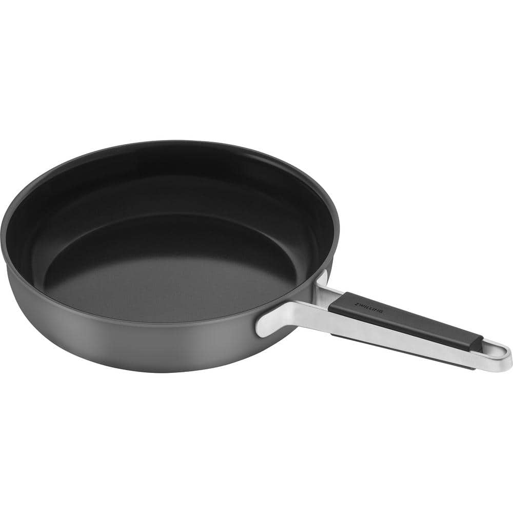 11 in. Grey Stainless Steel Ceramic Coated Nonstick Frying Pan - Hercitys