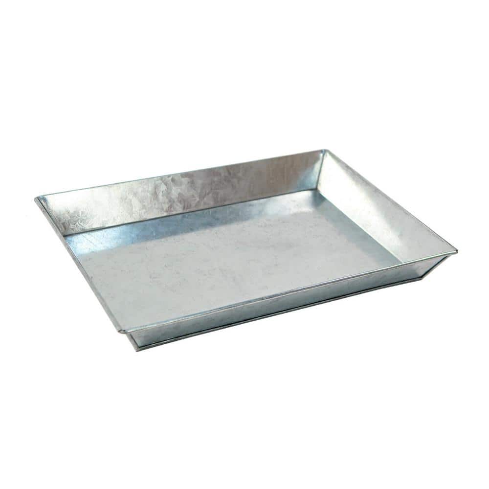 17 in. L Grey Steel Versatile Square Ash Pan - Hercitys