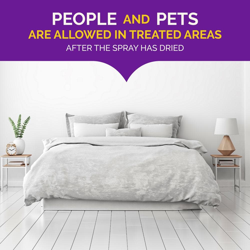 1 Gal. Ready-to-Use Bed Bug and Flea Killer Treatment with Egg Kill AccuShot Sprayer - Hercitys