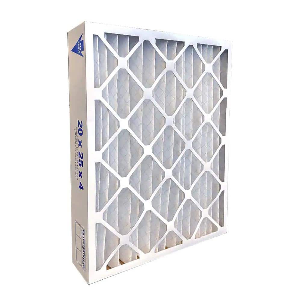 20 in. x 25 in. x 4 in. Contractor Pleated Air Filter FPR 7, MERV 8 - Hercitys