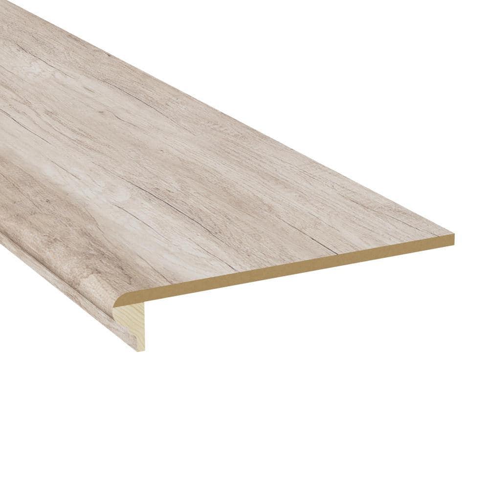 0.375 in. x 11.5 in. x 48 in. Laminate Greystone Oak No Return Retread - Hercitys