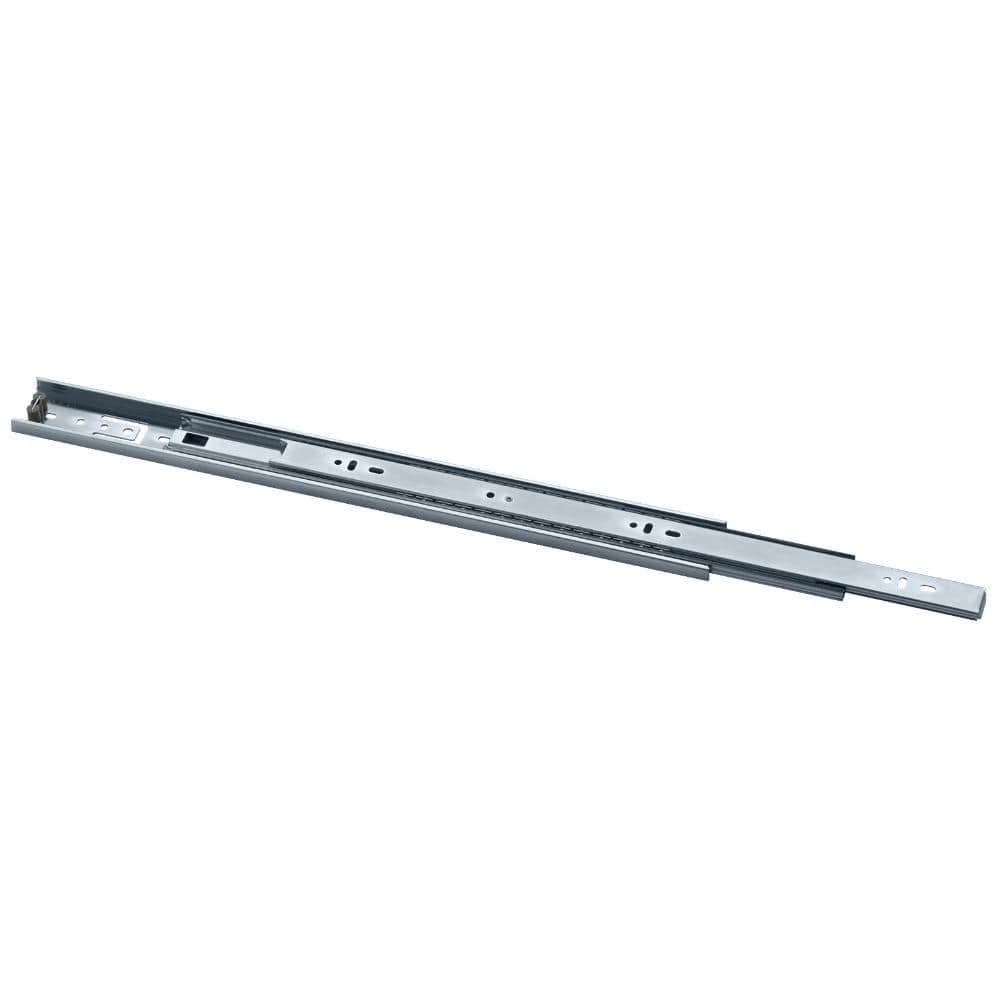 1 Pair 18 in. Full Extension Side Mount Ball Bearing Drawer Slide Set 1-Pair (2 Pieces) - Hercitys