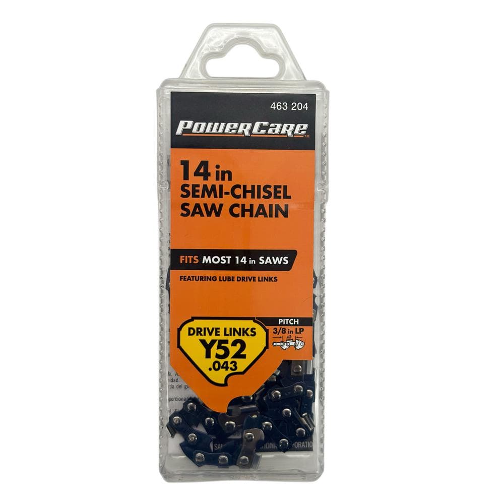 14 in. 0.043 Gauge Chainsaw Chain, 52 Link - Hercitys