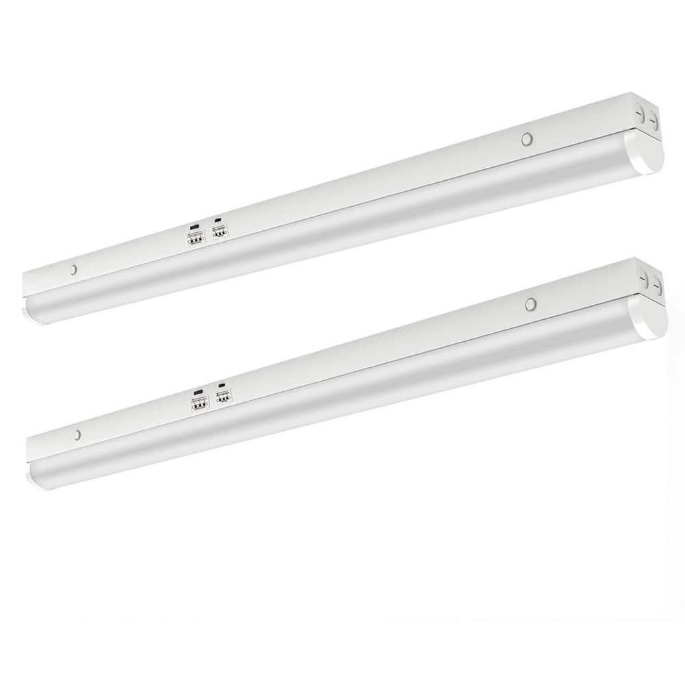 40.55 in. x 2.76 in LED Linear Light 3500K/4000K/5000k 35W/40W/45W Selectable, 5400LM Flush Mount (2-Pack) - Hercitys